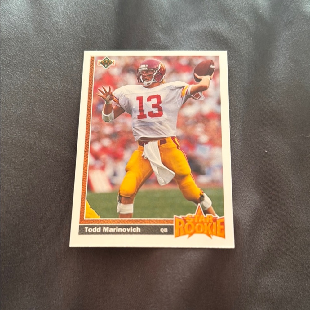 Todd Marinovich Rookie Card